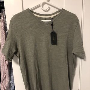 Rag & Bone Grey Mist V-neck